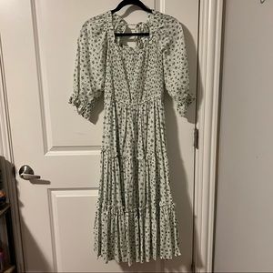 Ivy City Co Madeline Dress in Blue